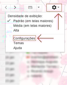 configuracoes gmail